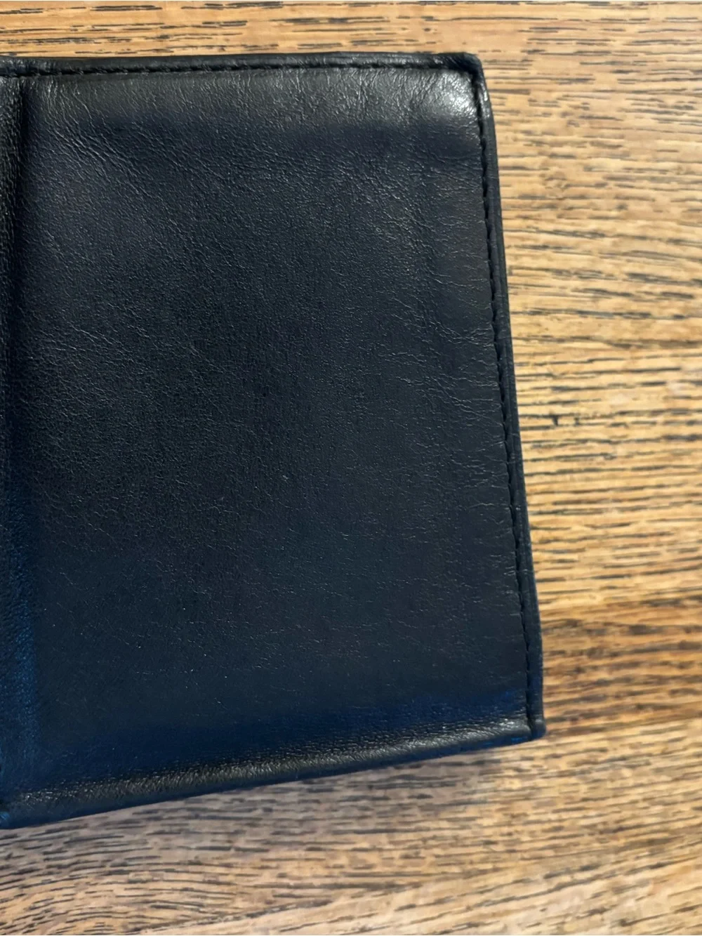 Four Vintage Black and Brown Leather Men's Wallets